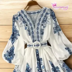 Elegant Floral Mini Dress