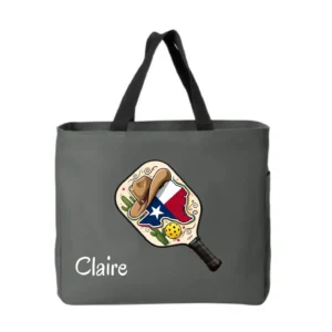 Pickleball Tote Bag w/ Embroidered name