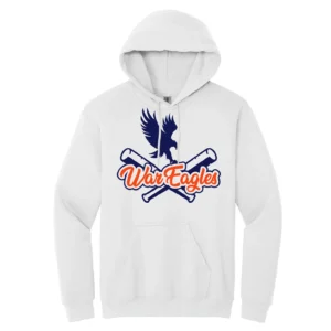 War Eagles- Team White Hooded Sweatshirt